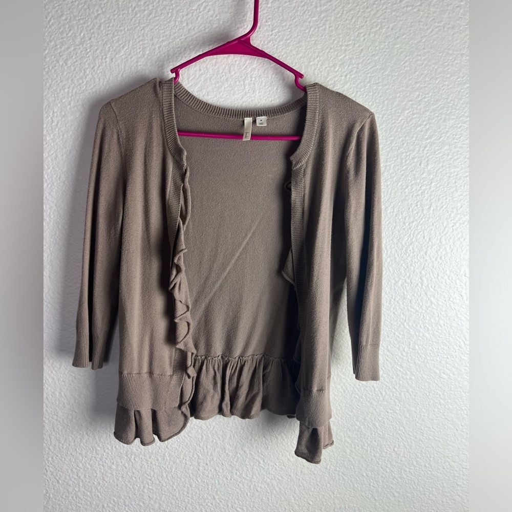 Brown Frenchi cárdigan